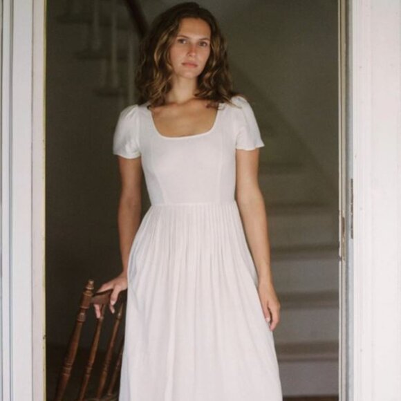 Christy Dawn Dresses & Skirts - Christy Dawn Scarlet Dress in Eggshell